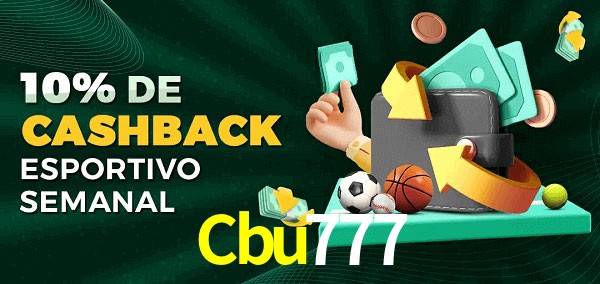 10% de bônus de cashback na Cbu777